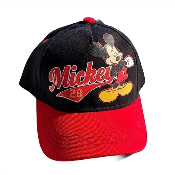 Disney Kids Mickey Mouse Baseball Cap Boys 4-7 - Picture 1 of 8